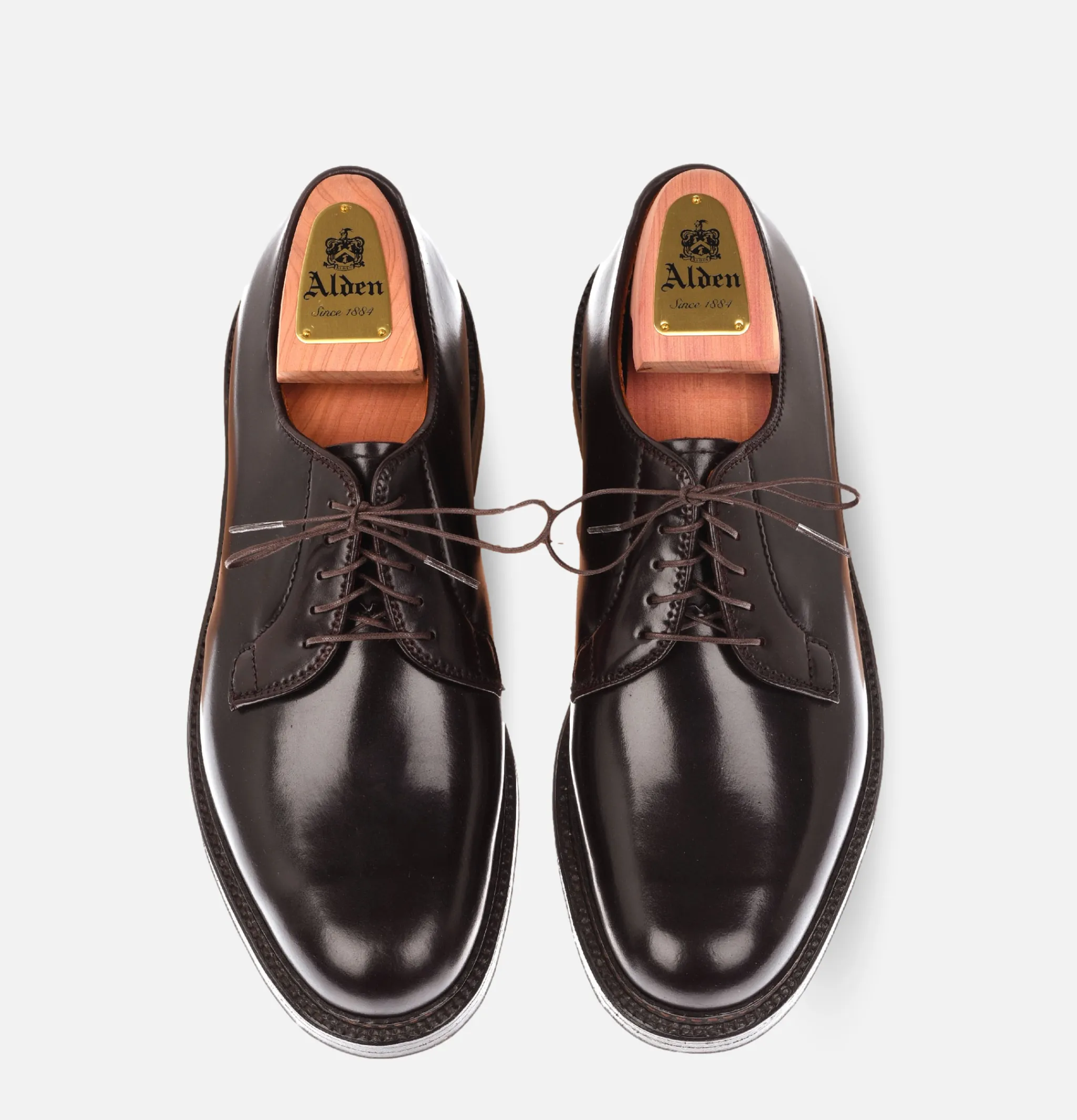 ALDEN SHOE CO 990 - Plain Toe Blucher Cordo<Homme Chaussures