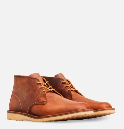 RED WING SHOES 3322 Weekender Chukka Copper Rough<Homme Bottes