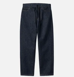 CARHARTT WIP Aaron Jean Blue Rinsed< Jeans