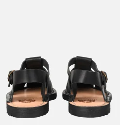 STEVE MONO Artisanal Sandal Shoe 10/09 Black Royalcheese Exclusive<Homme Sandales
