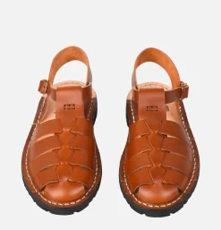 STEVE MONO Artisanal Sandal Shoe 10/09 Chocolat Royalcheese Exclusive<Homme Sandales