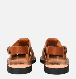 STEVE MONO Artisanal Sandal Shoe 10/09 Chocolat Royalcheese Exclusive<Homme Sandales