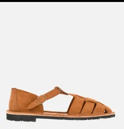 STEVE MONO Artisanal Sandal Shoe 10/01 Cognac<Homme Sandales
