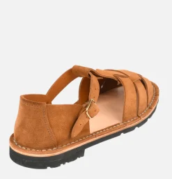 STEVE MONO Artisanal Sandal Shoe 10/01 Cognac<Homme Sandales
