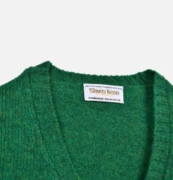 WILLIAM LOCKIE Aryan Cardigan Clover< Pulls & Cardigans