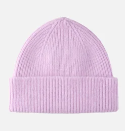 ROBERT MACKIE Barra Rib Hat French Lilac< Gants • Bonnets • Echarpes