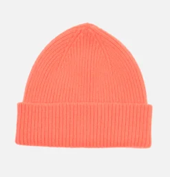 ROBERT MACKIE Barra Rib Hat Salmon< Gants • Bonnets • Echarpes