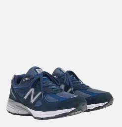 NEW BALANCE Basket 990 V4 Navy<Homme Baskets