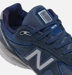 NEW BALANCE Basket 990 V4 Navy<Homme Baskets