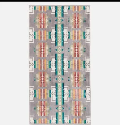 PENDLETON Bath Towel Chief Joseph Grey< Maison