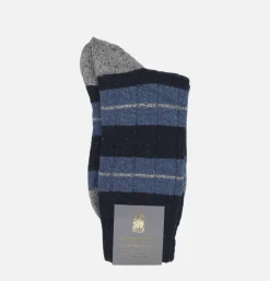 SCOTT NICHOL Bayfield Navy<Homme Chaussettes