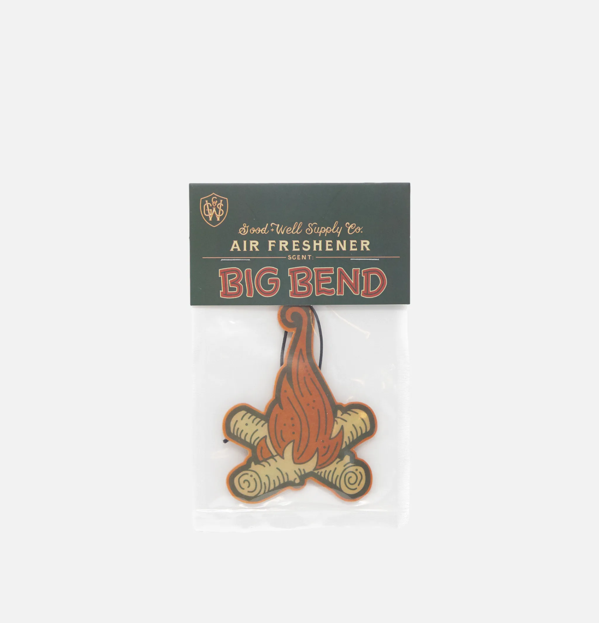 GOOD & WELL SUPPLY CO Big Bend Car Freshner< Maison