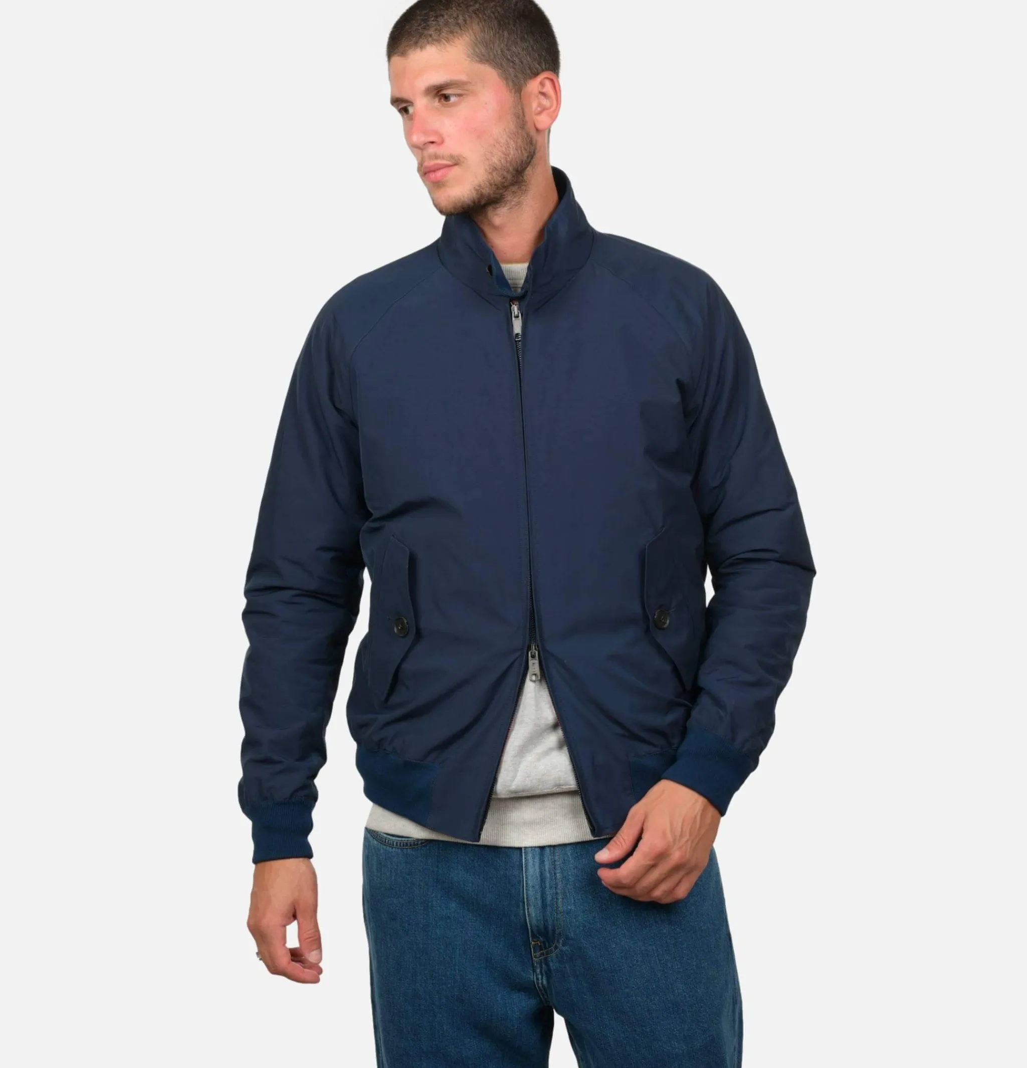 BARACUTA Blouson Harrington G9 Navy< Vestes