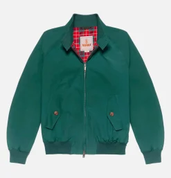 BARACUTA Blouson Harrington G9 Racing Vert< Blousons & Manteaux