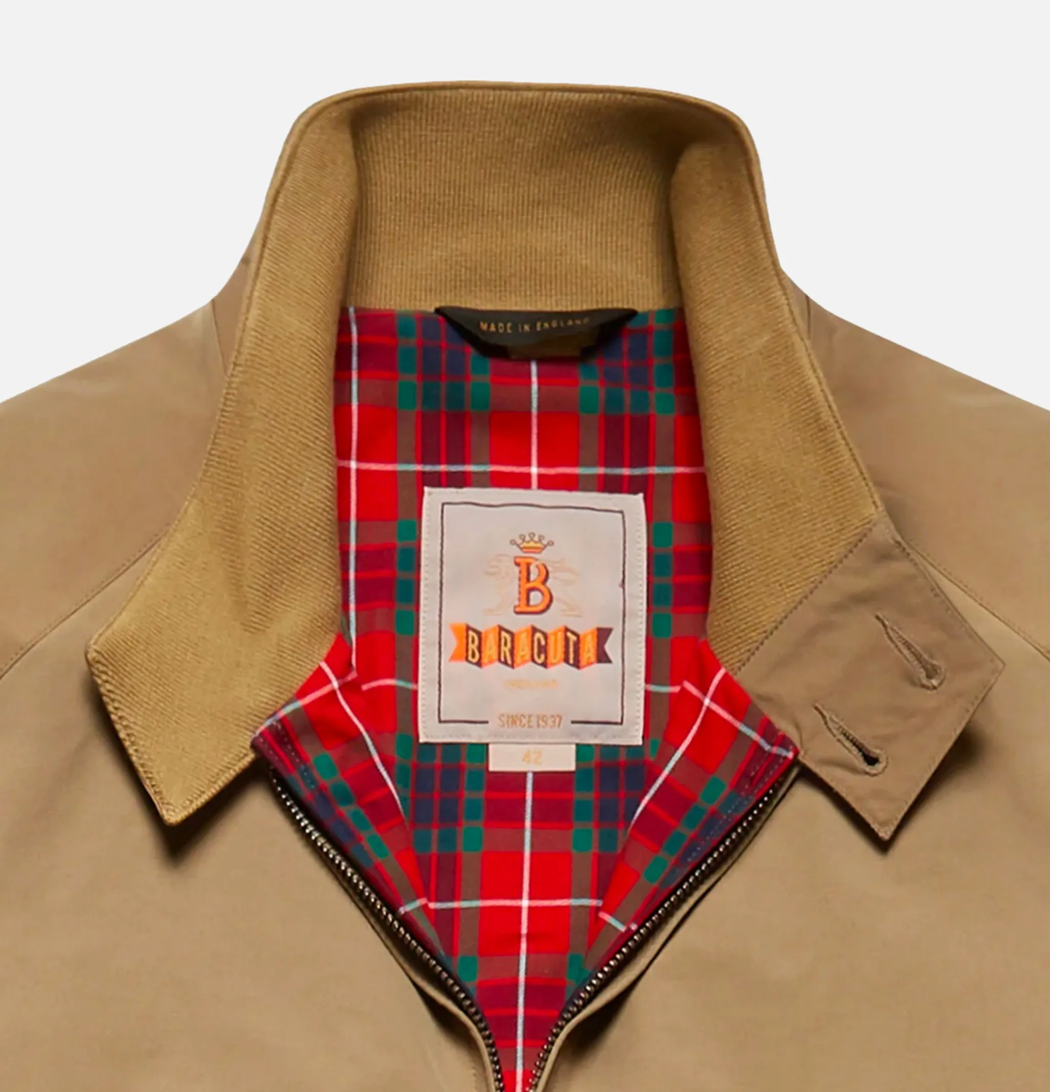BARACUTA Blouson Harrington G9 Tan< Vestes