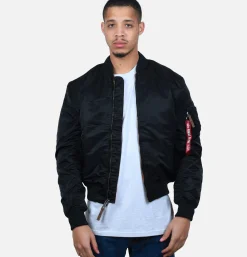 ALPHA INDUSTRIES Bomber MA-1 Flight Noir< Blousons & Manteaux