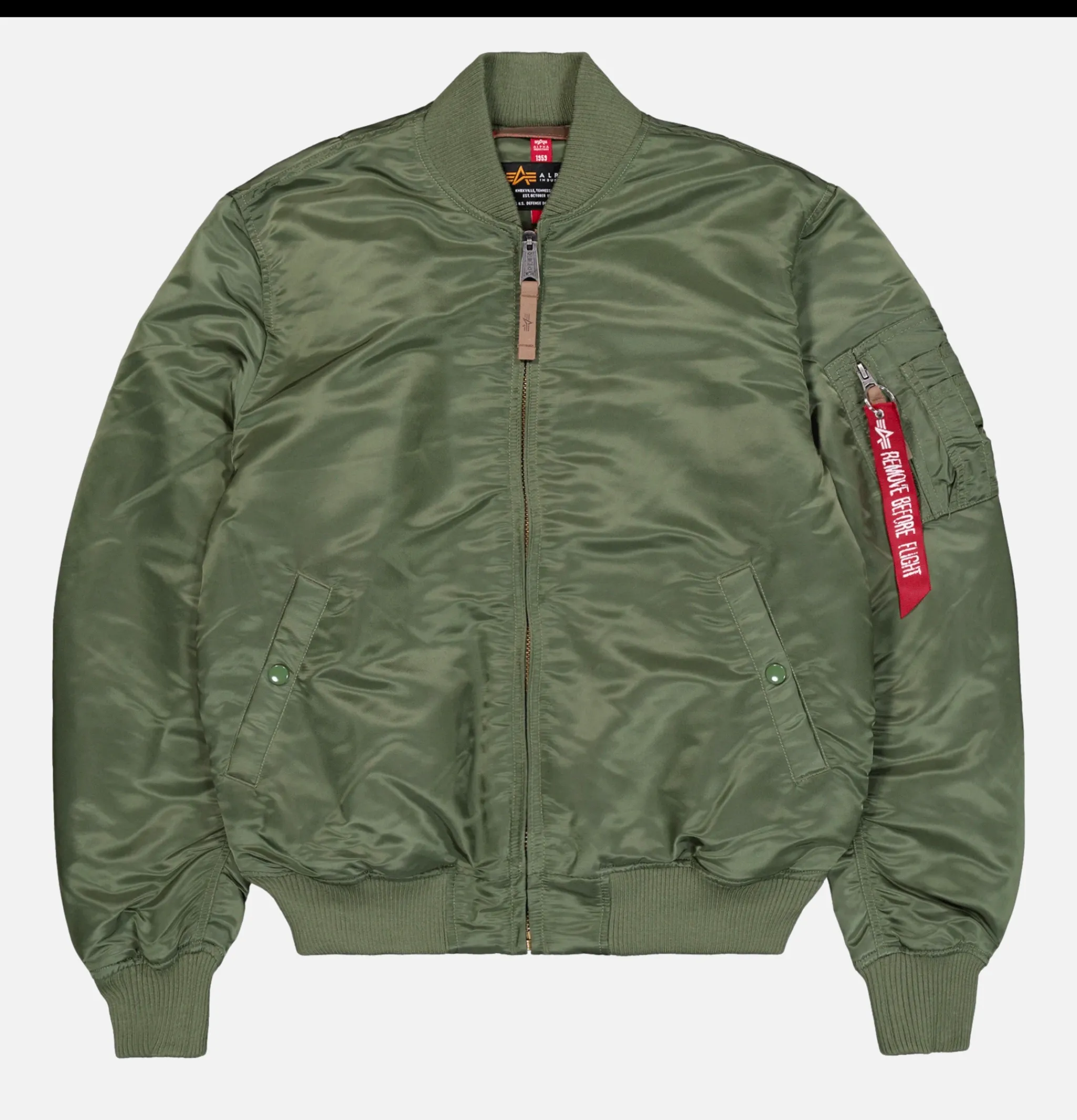 ALPHA INDUSTRIES Bomber Ma-1 Vert Sauge< Blousons & Manteaux