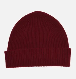 ROBERT MACKIE Bonnet Barra Bordeaux< Gants • Bonnets • Echarpes