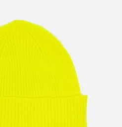 ROBERT MACKIE Bonnet Barra Neon Yellow< Gants • Bonnets • Echarpes