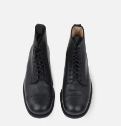 SANDERS Bottes B.G.S Punched Cap Gibson Black<Homme Bottes