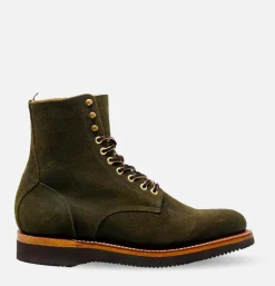 UNMARKED Bottes Hunter Olive Suede<Homme Bottes