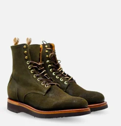 UNMARKED Bottes Hunter Olive Suede<Homme Bottes
