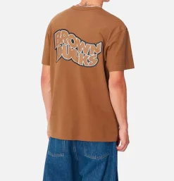 CARHARTT WIP Brown Ducks Tee Hamilton Brown< T-shirts