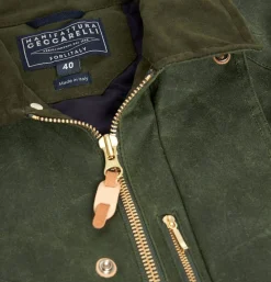 MANIFATTURA CECCARELLI Caban Wax Green< Blousons & Manteaux
