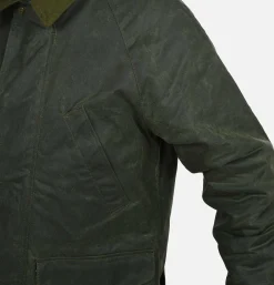 MANIFATTURA CECCARELLI Caban Wax Green< Blousons & Manteaux
