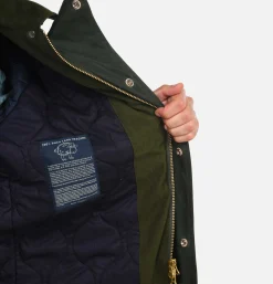 MANIFATTURA CECCARELLI Caban Wax Green< Blousons & Manteaux