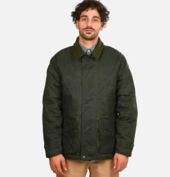 MANIFATTURA CECCARELLI Caban Wax Green< Blousons & Manteaux