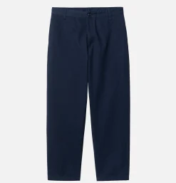 CARHARTT WIP Calder Pant Dark Navy< Chinos