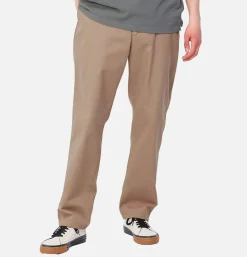 CARHARTT WIP Calder Pant Twill Leather< Chinos