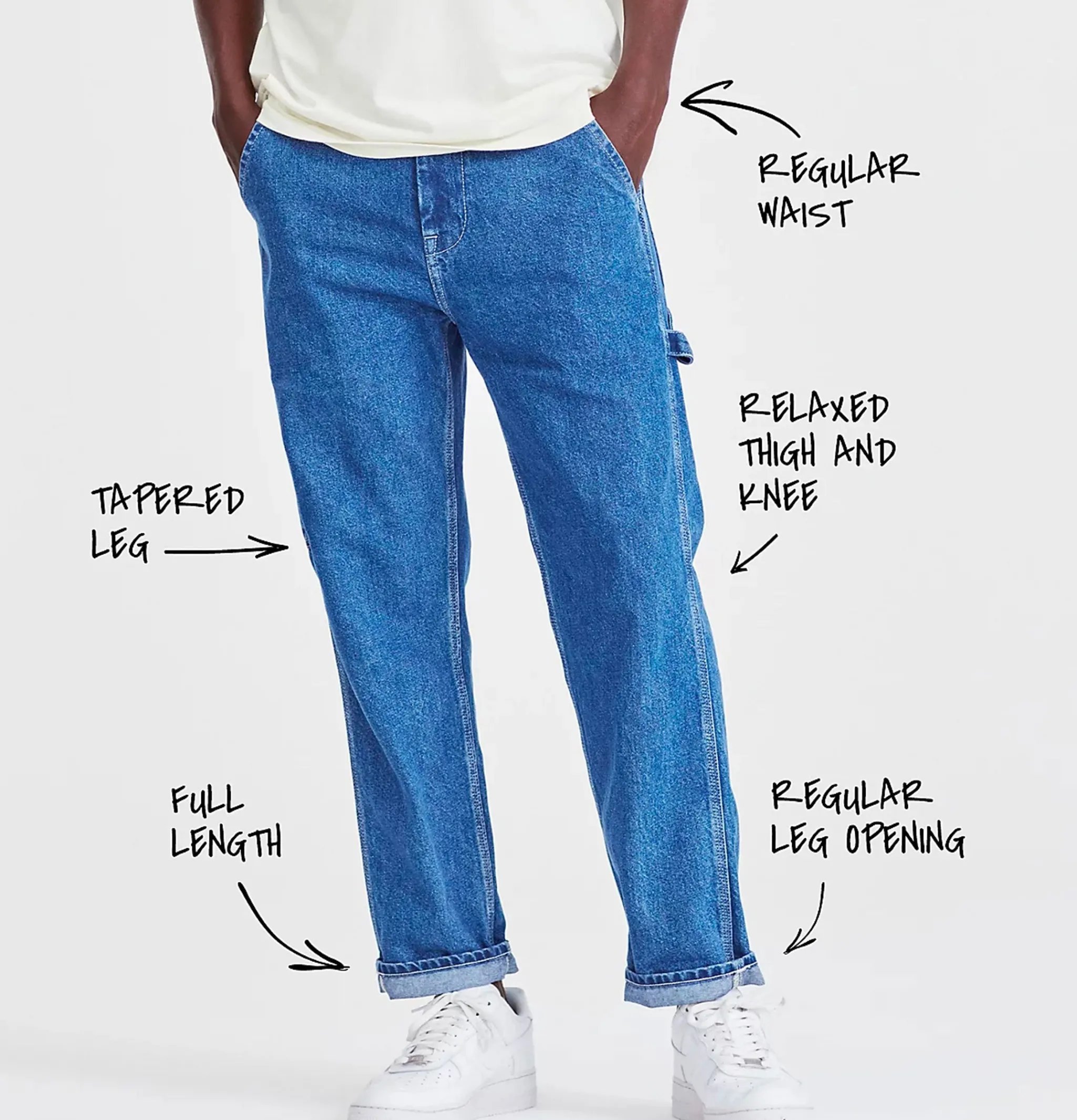 LEE Carpenter Ecru< Jeans