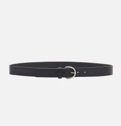 IL BISONTE Ceinture Cowhide Noire< Ceintures