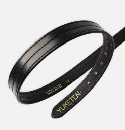 YUKETEN Ceinture Triple Stitched Black< Ceintures