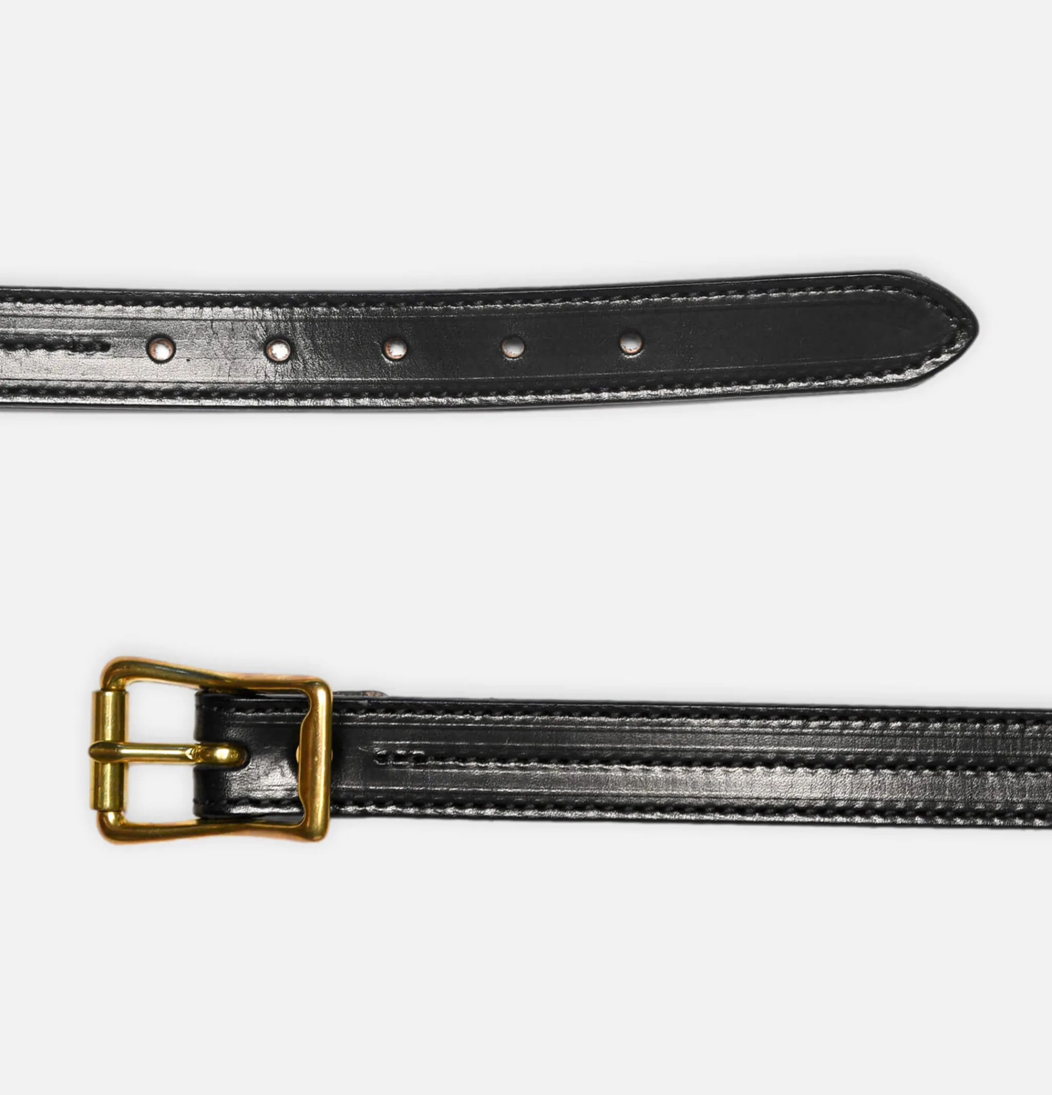YUKETEN Ceinture Triple Stitched Black< Ceintures