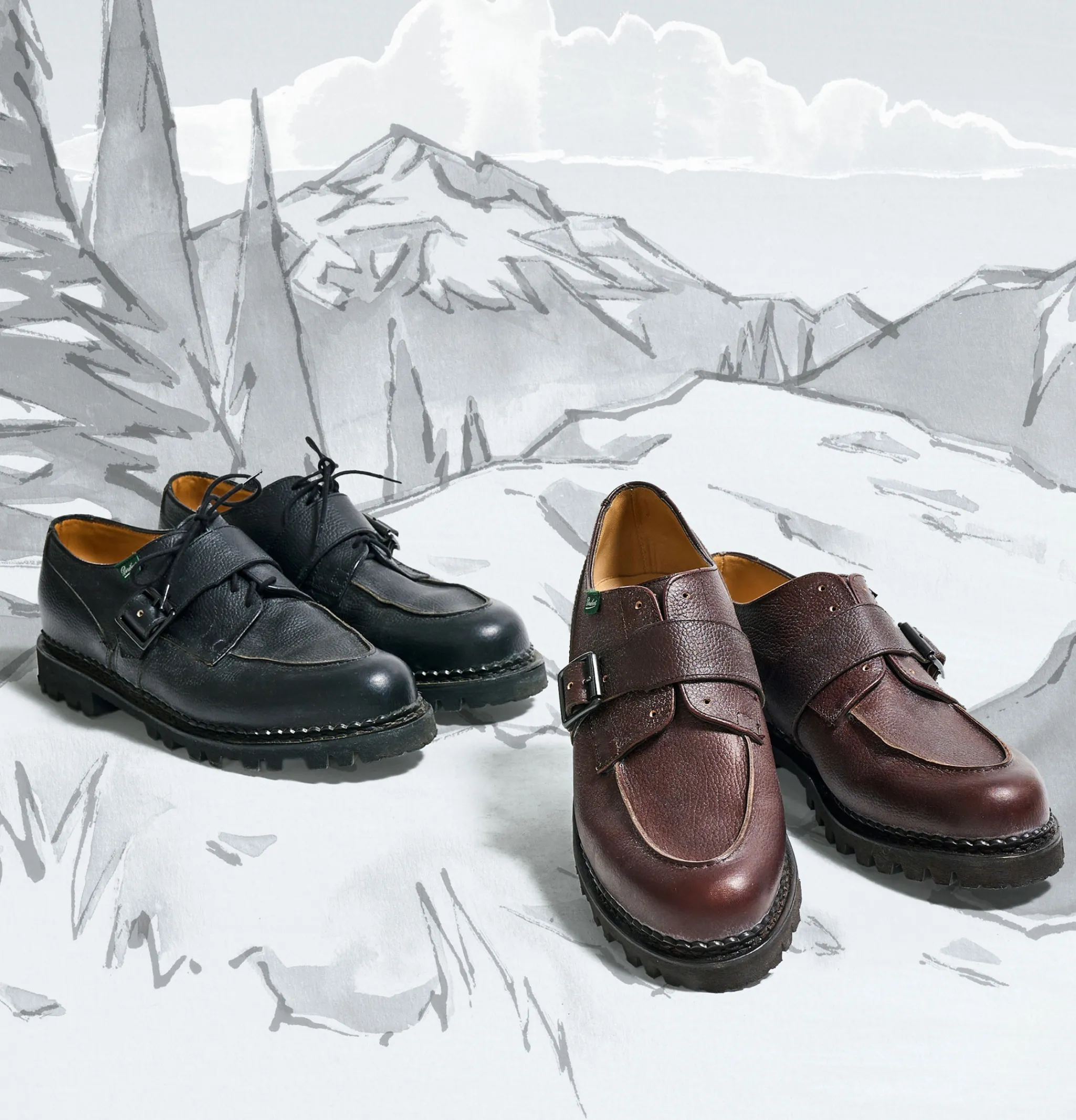 PARABOOT Chambord Engineered Garments Black<Homme Chaussures