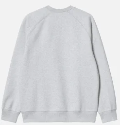 CARHARTT WIP Chase Sweat Ash Heather< Sweats & Polaires