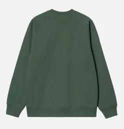 CARHARTT WIP Chase Sweat Sycamore Tree< Sweats & Polaires