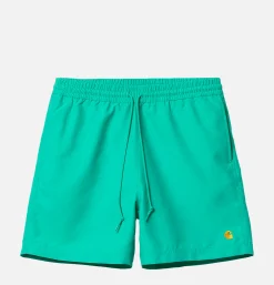 CARHARTT WIP Chase Swim Trunks Aqua Green< Maillot De Bain