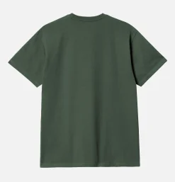 CARHARTT WIP Chase Tee Sycamore Tree Green< T-shirts