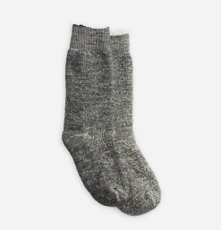 ROTOTO Chaussettes Double Face Charcoal<Homme Chaussettes