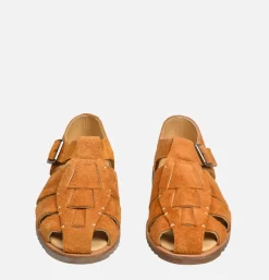 PARABOOT Chaussures Pacific Velours Miel<Homme Sandales