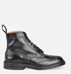 TRICKERS Chaussures Stow Black<Homme Bottes