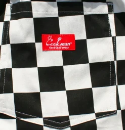 COOKMAN Chef Pant Checker Black< Work Pants