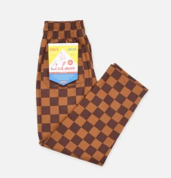 COOKMAN Chef Pant Checker Brown< Work Pants