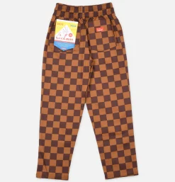 COOKMAN Chef Pant Checker Brown< Work Pants