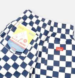 COOKMAN Chef Pant Checker Navy< Work Pants