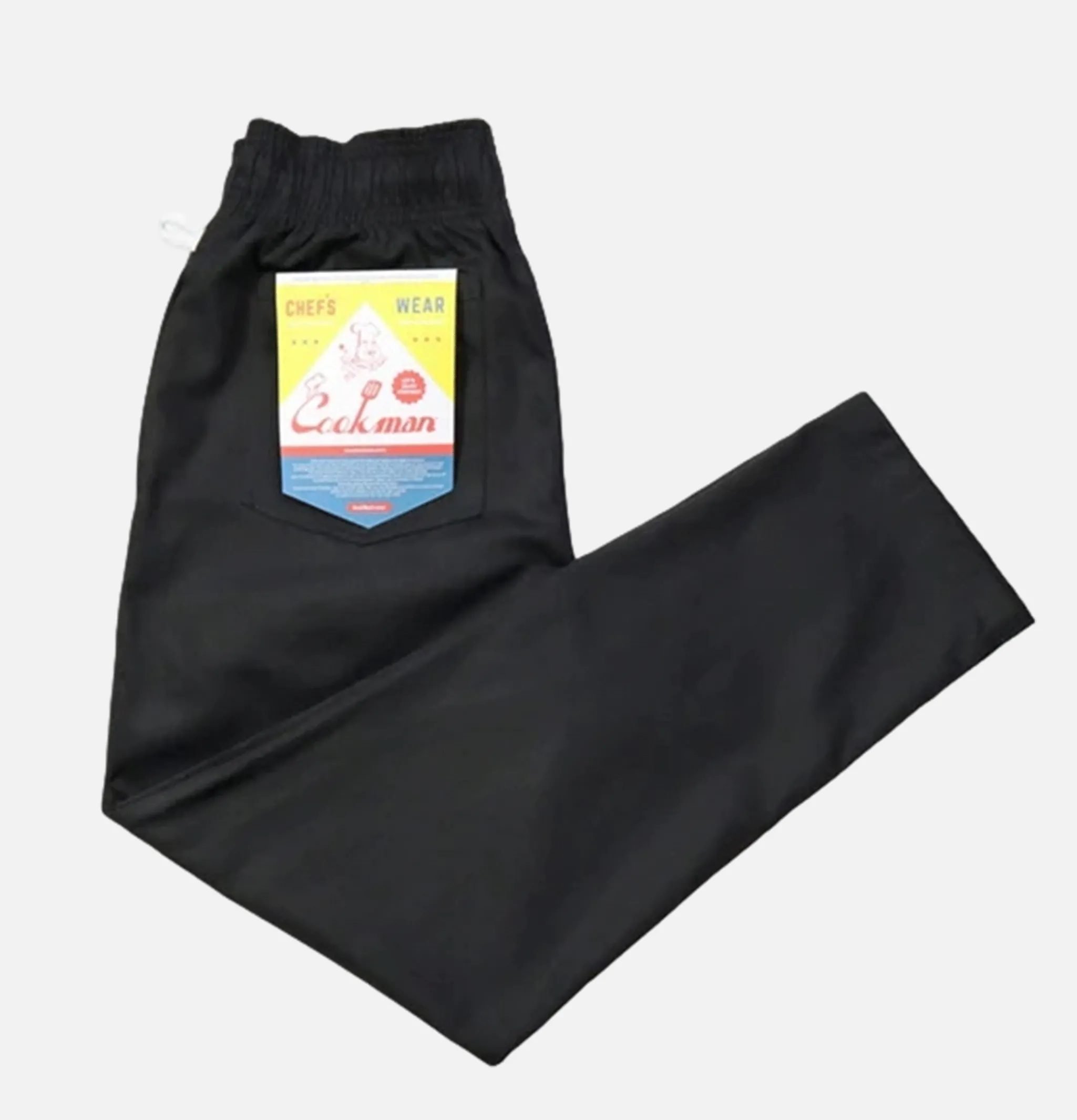 COOKMAN Chef Pant Herringbone Black< Work Pants